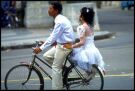Las bicicletas en La Habana son un importante medio de transporte para los Cubanos de estos tiempos.