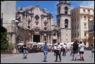 The cathedral of Havana in Old Havana.