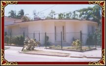  Front view of the house Martha in the quite area of Miramar.  