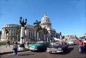 View of ElCapitolio in Old Havana.