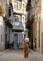 Streets of Old Havana in Havana.