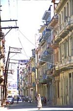 Las calles de La Habana vieja en la ciudad de la Habana. 