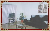  Nice living room with very comfortable furnishes which you can share while you stay in the house.  
